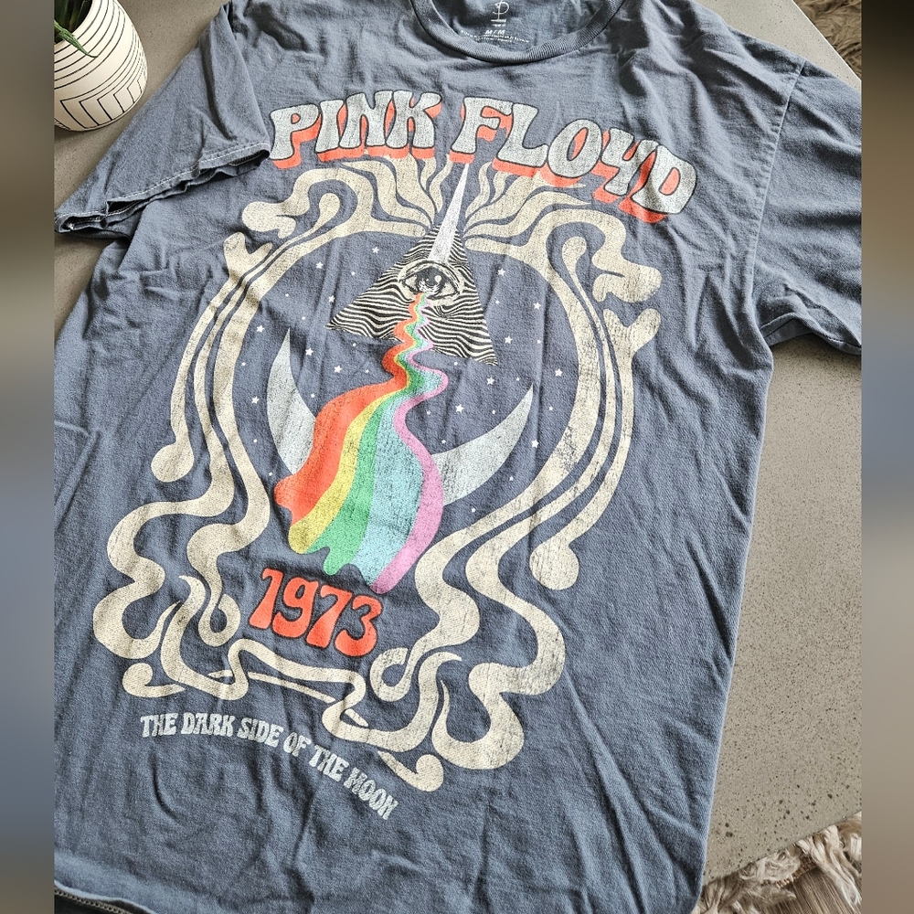 New Pacsun faded Pink Floyd Graphic T-Shirt Sz M